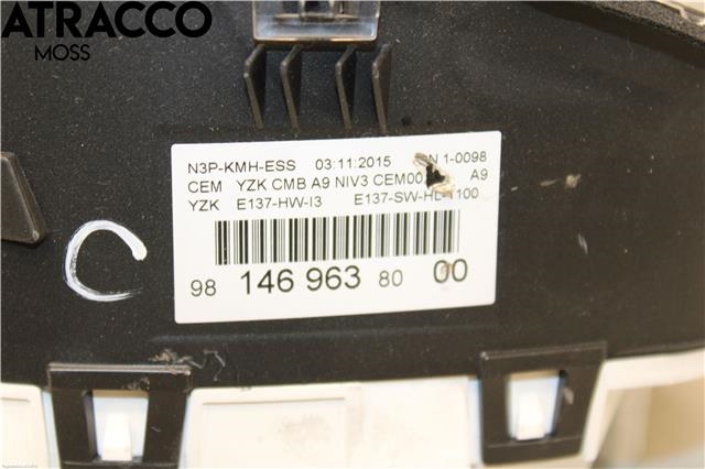 Instrumentpanel til Peugeot 208 2012-2019 (Type I) (9813869880|)