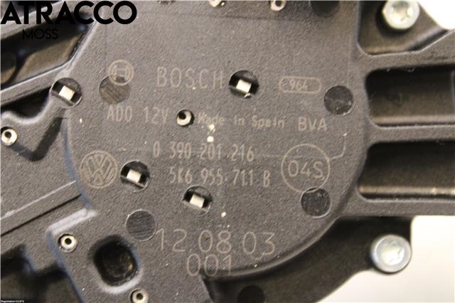 Viskermotor bakrute til VW Golf VI 2008-2012  (5K6955711B|)