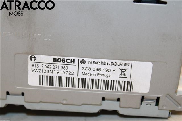 Bilstereo til VW Tiguan 2011-2016 (Type I, Fase 2)  (3C8035195|)