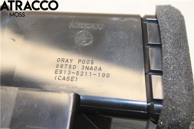 Dashbord friskluftdyse til Nissan Leaf 2011-2017 (Type I) (687503NA0A|)