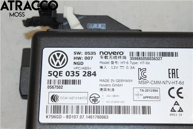 Styreenhet diverse til VW e-Golf 2014-2017 (Fase 1)  (5QE035284|)