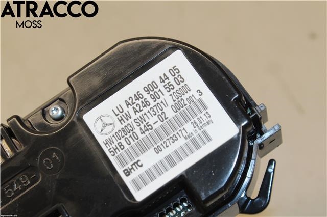 Varmeapparat betjening til Mercedes A-Klasse 2012-2018 (W176) (W176) (A2469002208|)