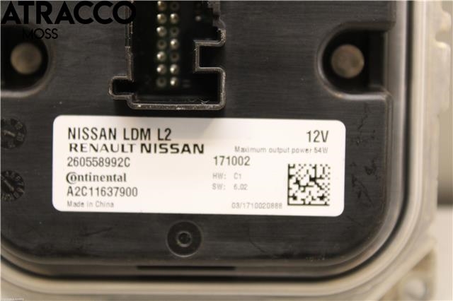 Styreenhet xenon/ballast til Nissan Leaf 2018-->> (Type II)  (260558992C|)