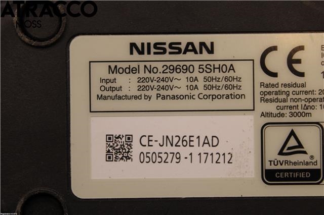Batterilader kabel til Nissan Leaf 2018-->> (Type II) (296905SH0A|)