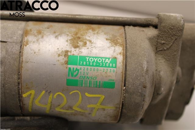 Starter diesel til Toyota Auris 2010-2012 (Type I, Fase 2) (2810033080|)
