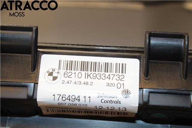 Instrumentpanel til BMW 1-Serie 2011-2015 (Fase 1) (F20/F21) (F20/F21) (62106805182|)