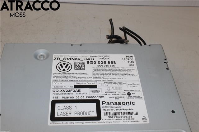 Bilstereo til VW Golf VII 2012-2017 (Fase 1)  (5G0035858X|)
