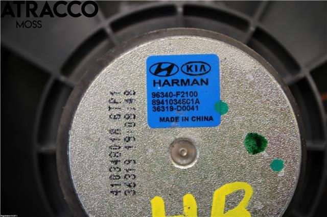Bilstereo høyttaler til Hyundai Ioniq Electric 2019-->> (Fase 2)  (96340F2100|)