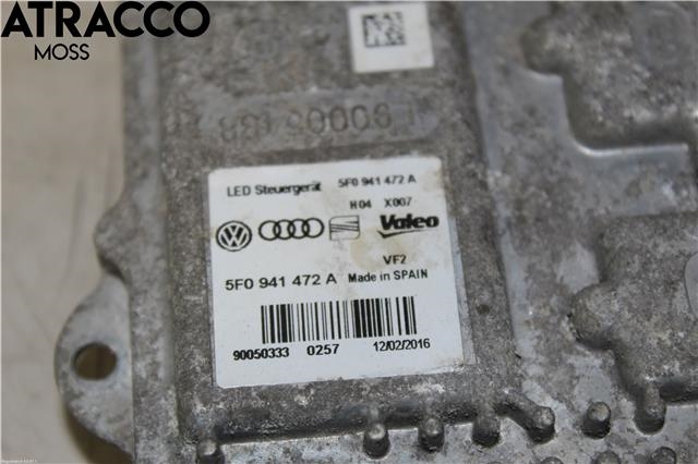 Styreenhet xenon/ballast til VW Golf VII 2012-2017 (Fase 1)  (5F0941472A|)