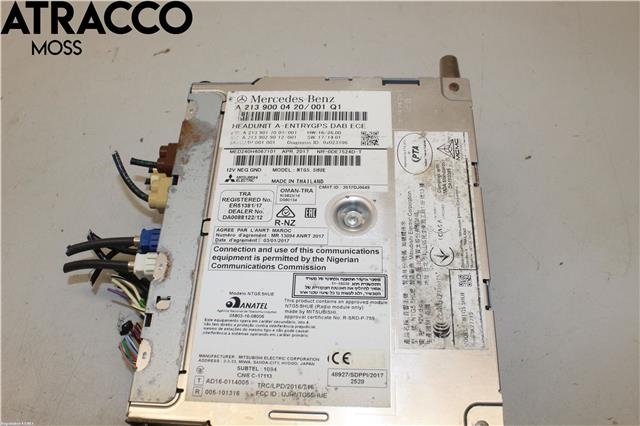 Bilstereo til Mercedes E-Klasse 2016-2023 (W213) (W213) (A2229008911|)