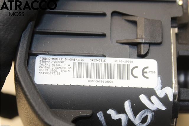 Airbag rattpute til Hyundai Kona 2017-2021 (Type I, Fase 1)  (80100J9000TRY|)