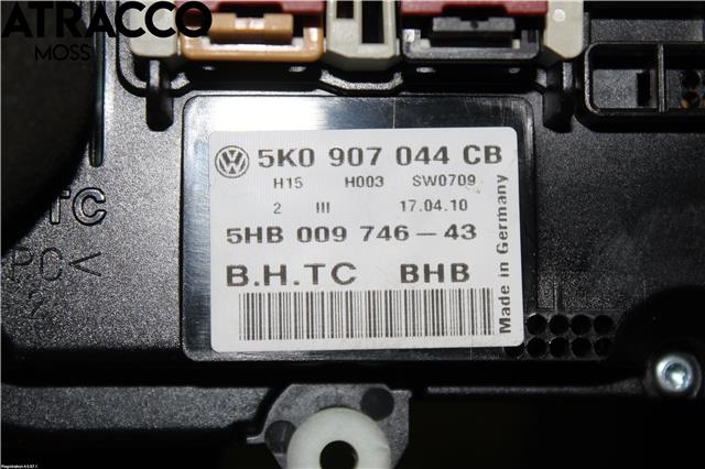 Varmeapparat betjening til VW Tiguan 2007-2011 (Type I, Fase 1)  (5K0907044CB|)
