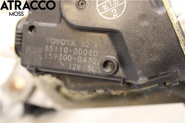 Viskermotor frontrute til Toyota Yaris 2006-2009 (Type II, Fase 1)  (851100D080|)