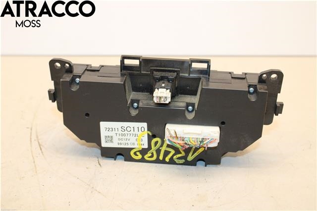 Varmeapparat betjening til Subaru Impreza 2008-2012 (Type III)  (72311SC110|)