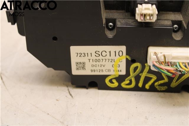 Varmeapparat betjening til Subaru Impreza 2008-2012 (Type III)  (72311SC110|)