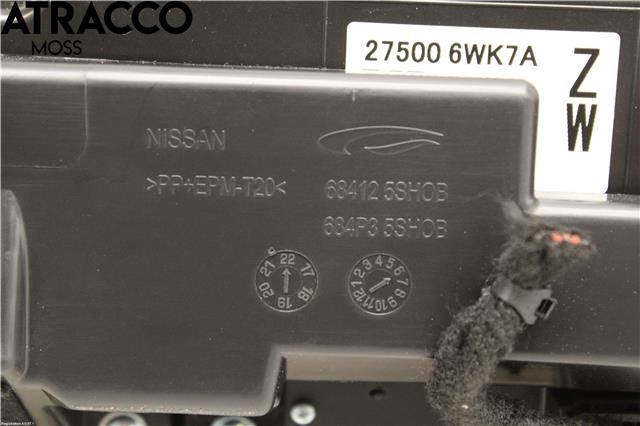 Varmeapparat betjening til Nissan Leaf 2018-->> (Type II)  (275006WK7A|)