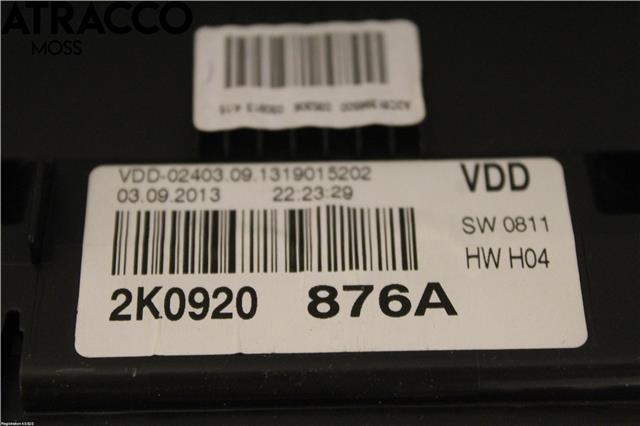 Instrument diverse til VW Caddy 2010-2015 (Type III, Fase 2)  (2K0920876AX|)