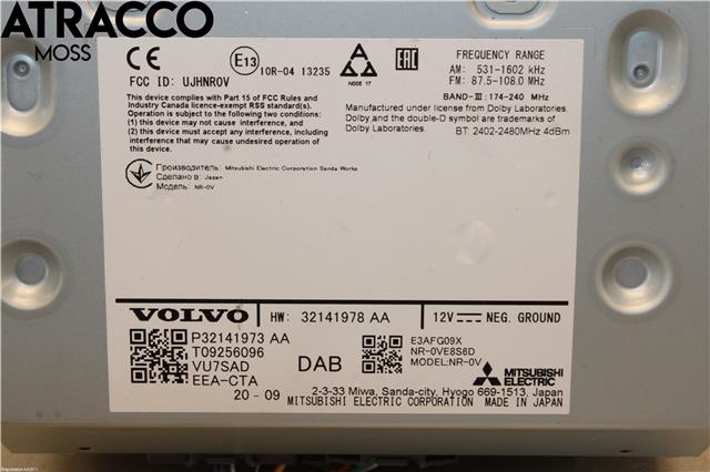 Bilstereo til Volvo XC40 2018-2024  (36011649|)