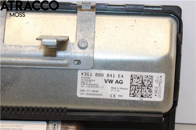 Airbag kne til VW Passat 2015-2019 (Fase 1) (B8) (B8) (3G1880841G|)