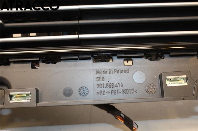 Dashbord friskluftdyse til VW Passat 2015-2019 (Fase 1) (B8) (B8) (3G1858416F|)