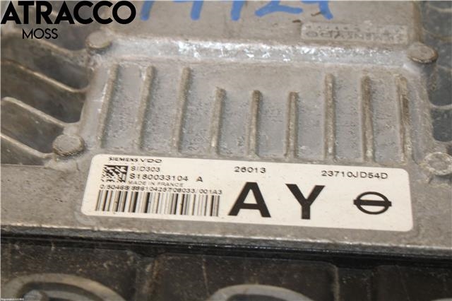Styreenhet motor til Nissan Qashqai 2007-2010 (Type I, Fase 1)  (23710JD54D|)