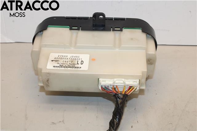 Varmeapparat betjening til Nissan Qashqai 2007-2010 (Type I, Fase 1)  (27500JD45C|)