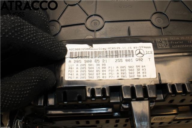 Instrumentpanel til Mercedes C-Klasse 2014-2018 (Fase 1) (W205) (W205) (A2059005013|)