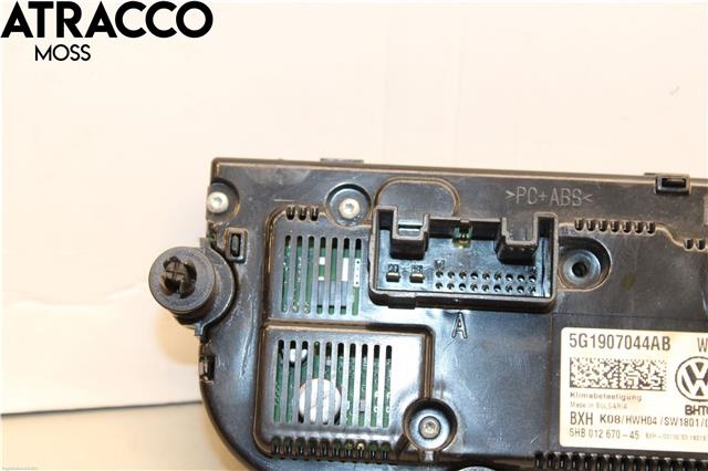 Varmeapparat betjening til VW Golf VII 2012-2017 (Fase 1) (5G1907044AB|)
