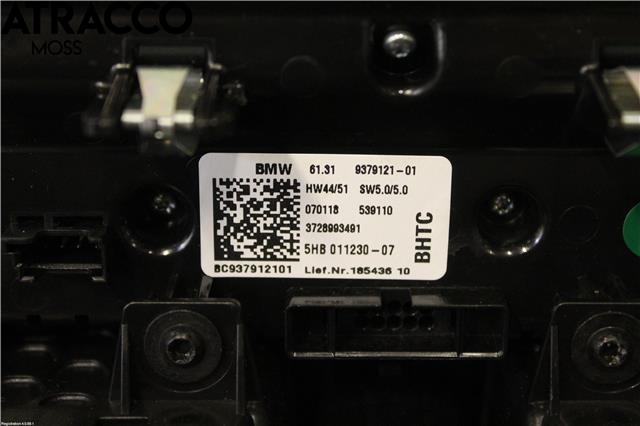 Varmeapparat betjening til BMW i3 2013-2022  (61319379121|)