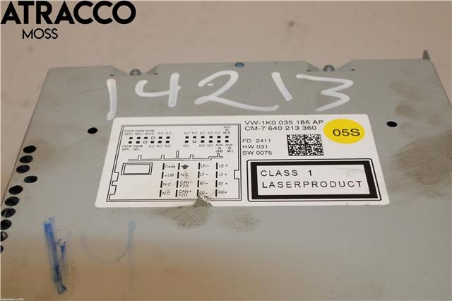 Bilstereo til VW Golf VI 2008-2012  (3C0035279GX|)