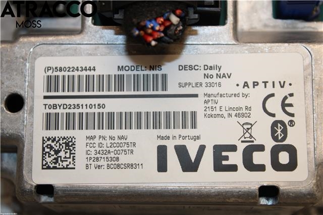 Bilstereo til Iveco Daily 2014-->> (Type VI)  (5802243444|)
