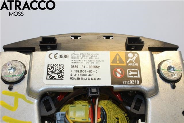 Airbag rattpute til Tesla Model S 2013-2016 (Fase 1)  (102250600C|)