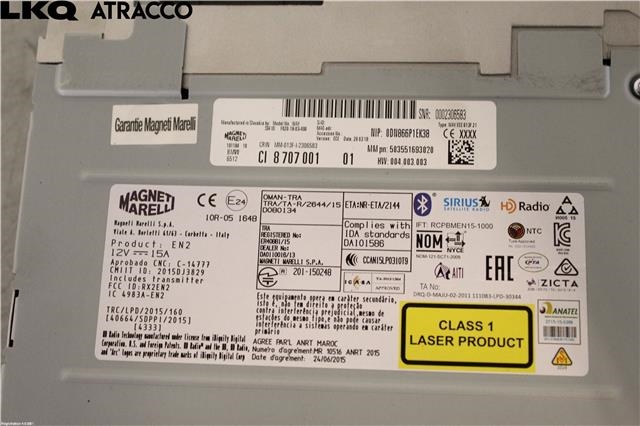 Bilstereo navigasjon til BMW i3 2013-2022  (65128707001|)