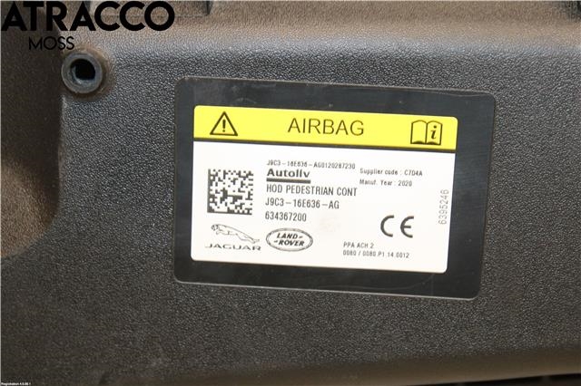 Airbag diverse til Jaguar I-PACE 2018-->>  (J9C21641|)