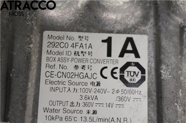 Batterilader kabel til Nissan E-NV200 2014-->>  (292C04FA1A|)