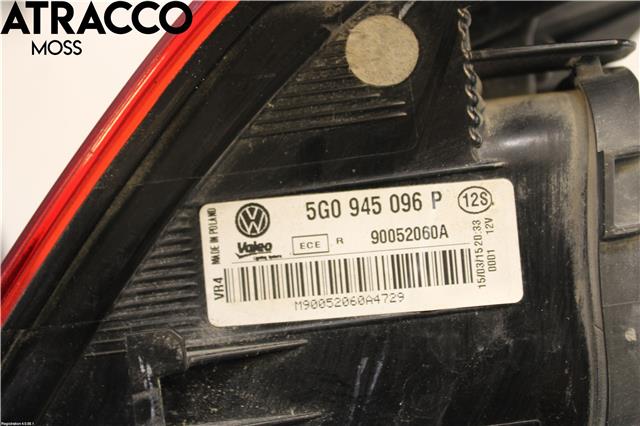 Baklykt høyre til VW Golf VII 2012-2017 (Fase 1)  (5G0945096P|)