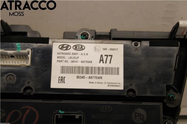 Varmeapparat betjening til Kia Optima 2017-2020  (96540A8770WK|)