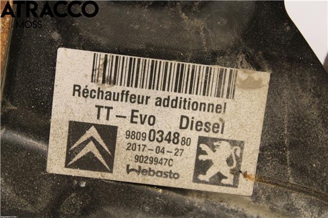 Dieselvarmer til Citroën Jumpy 2016-->> (Type III) (9809034780|)