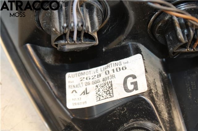 Baklykt venstre til Renault Zoe 2013-2019 (Fase 1)  (265555521R|)