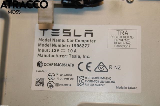Styreenhet diverse til Tesla Model 3 2018-2023 (Fase 1)  (1566786S0E|)