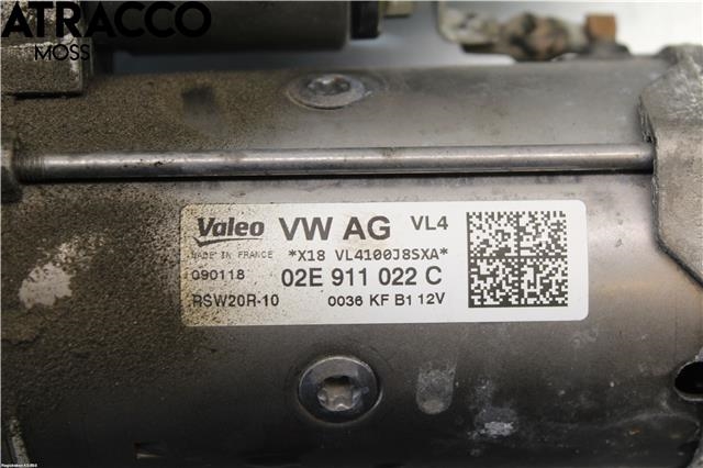 Starter diesel til VW T-Roc 2017-->>  (Valeo|02E911022C|)