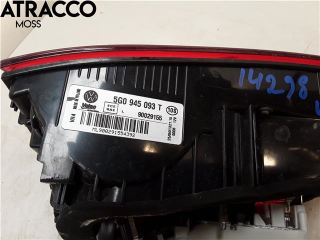 Baklykt venstre indre til VW Golf VII 2012-2017 (Fase 1) (5G0945093T|)