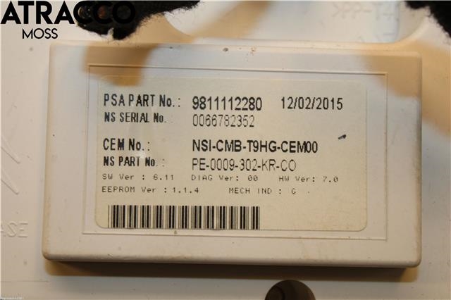 Instrumentpanel til Peugeot 308 2013-2021 (Type II)  (1614174280|)