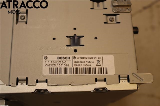 Bilstereo til VW Golf, Plus/Cross 2009-2013 (Fase 2)  (3C8057195X|)