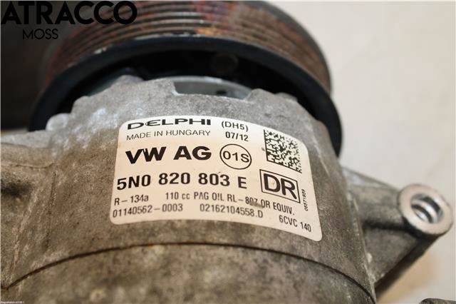 Aircondition kompressor til VW Tiguan 2011-2016 (Type I, Fase 2)  (5K0820803L|)