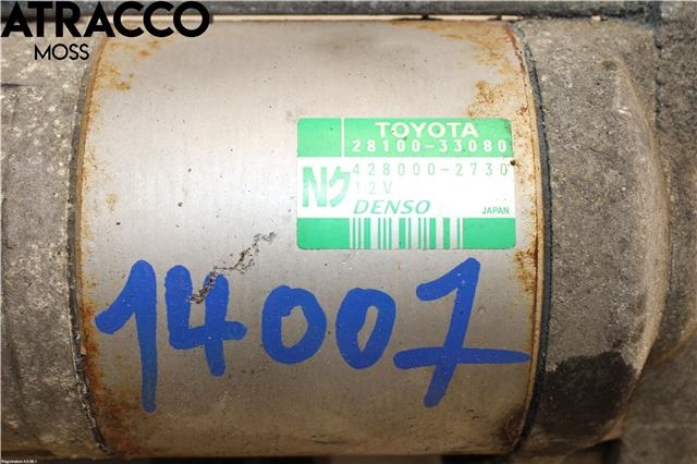 Starter diesel til Toyota Auris 2010-2012 (Type I, Fase 2)  (2810033080|)