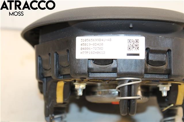 Airbag rattpute til Toyota Yaris 2012-2014 (Type III, Fase 1)  (451300D350C0|)
