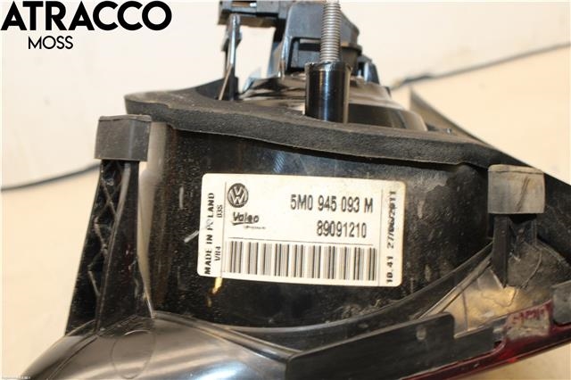 Baklykt venstre indre til VW Golf, Plus/Cross 2009-2013 (Fase 2)  (5M0945093M|)