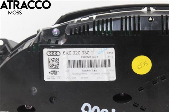Speedometer til Audi A4 2007-2014 (Type IV) (B8) (B8) (8K0920930T|)