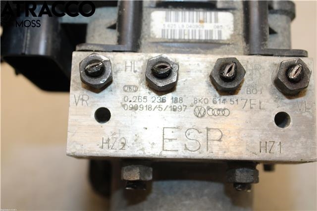 ABS sentral til Audi A4 2007-2014 (Type IV) (B8) (B8) (8K0614517FN|)